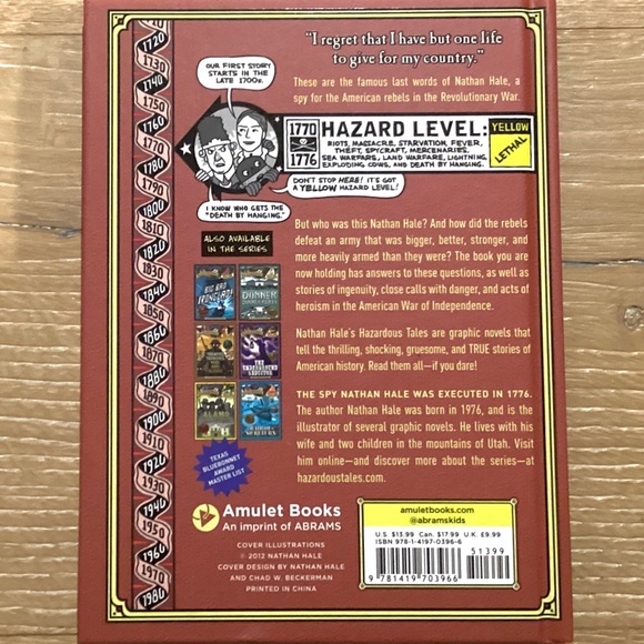 Nathan Hale’s Hazardous Tales Series Hardcover - Picture 10 of 14